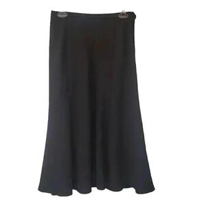 Karen Scott Women's Black Polyester A-Line Skirt